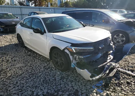 2025 Honda Civic Sport из США, поврежденный, VIN 2HGFE2F52SH578448